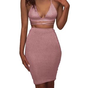 Pink two piece set